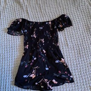 Off the shoulder floral dress
